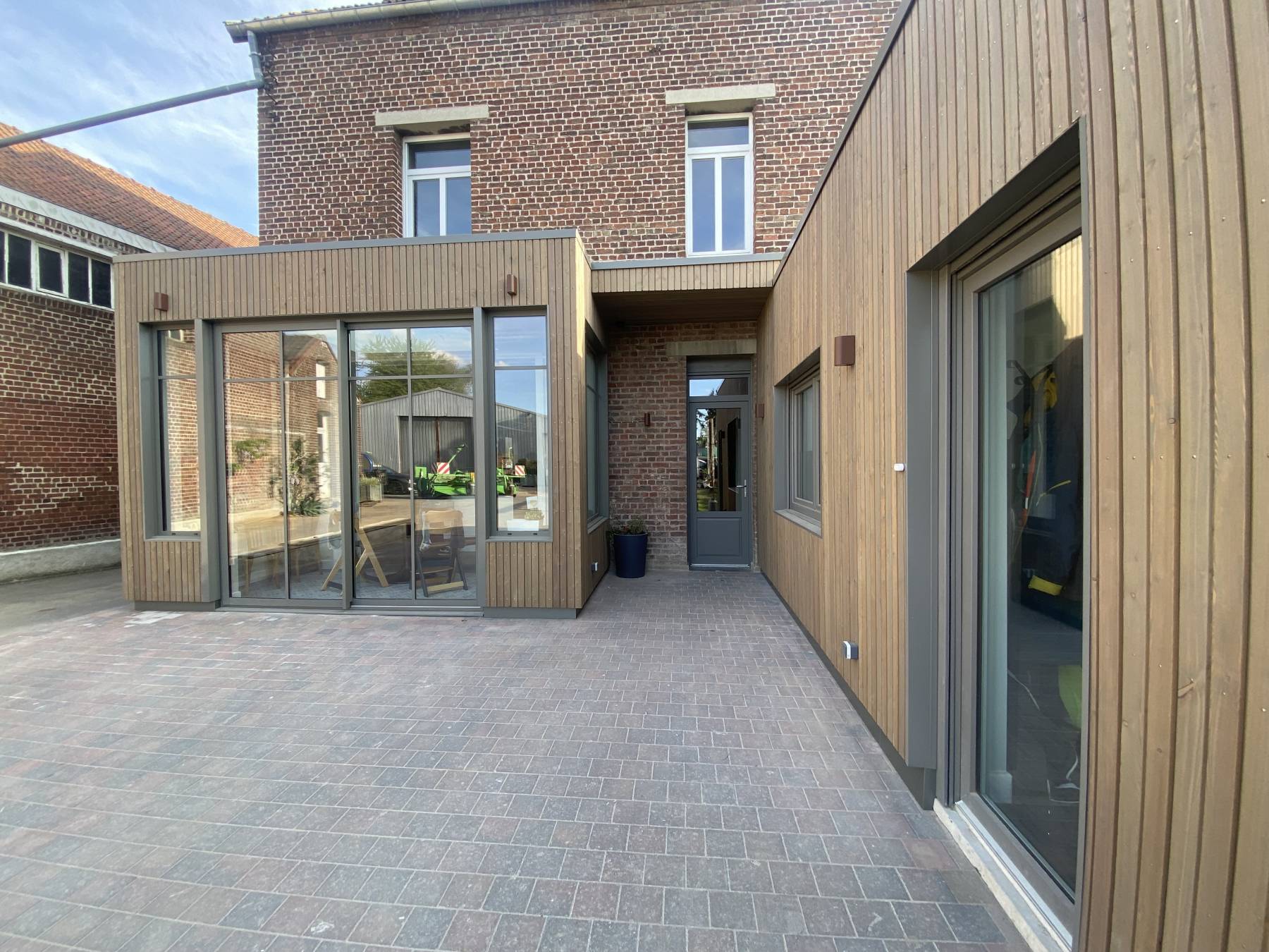 Extension et bardage Valenciennes 