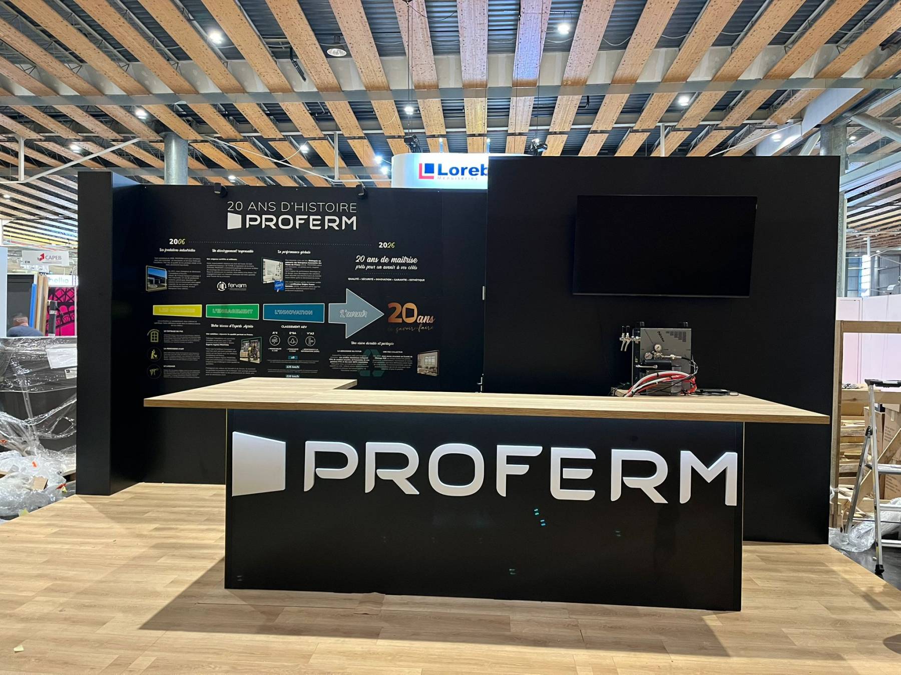 NORDBAT 2026 - Aménagement Stand PROFERM 